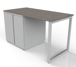 Finished O Leg Configuration Gray Web