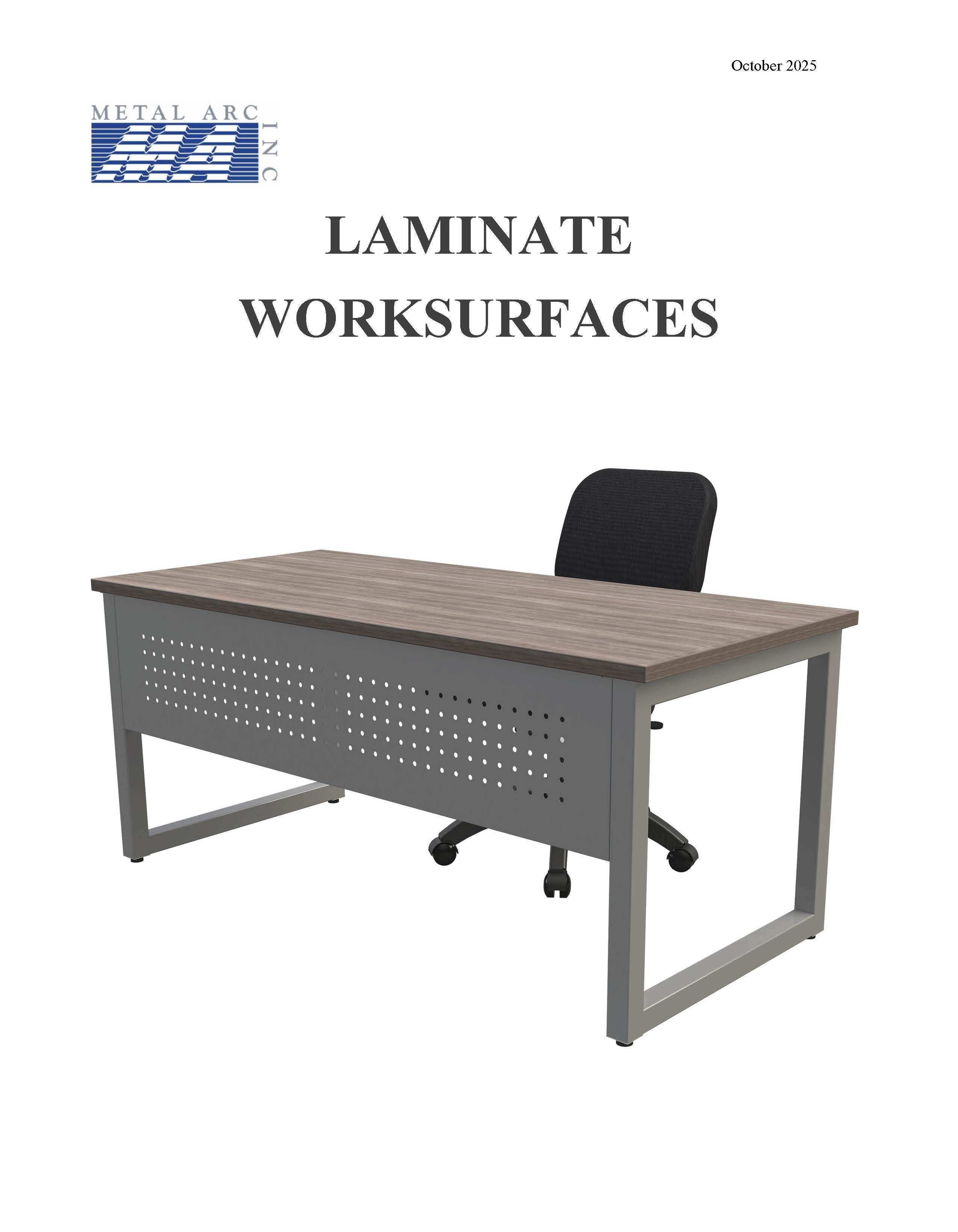 LAMINATE WORKSURFACE CATALOG OCTOBER 2025
