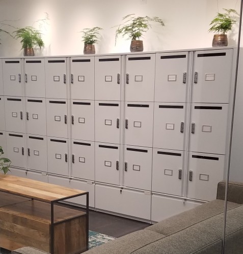 EZ Cabinets With Mail Slots Installed